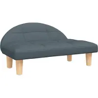 Syfax Hundebett Dunkelgrau 70x52x30 cm Stoff