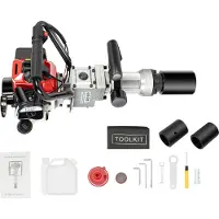 StarTech.com Benzin Pfahlramme Zaunpfostentreiber - JH-55 - 32,6cc 2-Takt 0,9kW - 8500 U/min luftgekühlt - Tragbar kraftstoffsparend - Robust ABS Aluminium Stahl - Rot/Schwarz