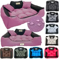 AIO Factory Hundebett KINGDOG Laufstall 55x45 cm personalisierbar wasserdicht rosa