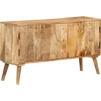 Syfax Sideboard Mango Massivholz 110x30x60 cm