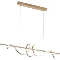 Toolight Led-Hängelampe G065-Cp Gold