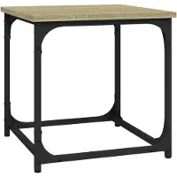 Syfax Beistelltisch Sonoma-Eiche 40x40x40 cm Holzwerkstoff