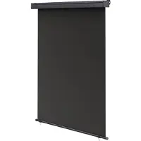 Melko Senkrechtmarkise 140x140 cm Anthrazit UV?beständig Balkon