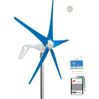 OEM Windturbinen-Generator, 400W Leistung, effiziente Energieerzeugung, Blaue 5 Klingen, 400W, 24V