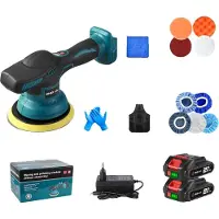 OEM Elektrischer Autopolierer, 8 Gänge, kabelloser Betrieb, 2 Batterien Set