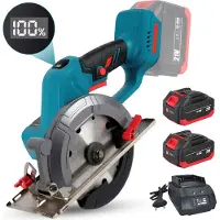 OEM Kreissäge, verstellbarer Winkel, akkubetrieben, 6 Zoll -2 Batterie