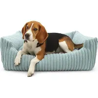 Odol-Plusz Hundebett Hundekissen Hundesofa Katzenbett Hundekorb gesteppt 95x75cm