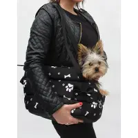 Odol-Plusz Hundetasche Tragetasche Transporttasche Hundebox Hundetragetasche [ schwarz ]