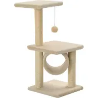 Syfax Katzen-Kratzbaum Sisal 65 cm Beige