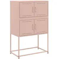 Syfax Sideboard Rosa 68,5x38,5x107 cm Stahl
