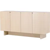 Furnlux Classic FURNLUX Sideboard Tyreso Beige 160cm / Hauptfarbe: Beige / Abmessungen: 160 x 42 x 80 cm