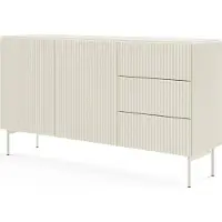 Furnlux Classic FURNLUX Anrichte Muti Beige 147cm / Hauptfarbe: Beige / Abmessungen: 147 x 81 x 40 cm