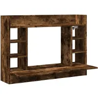Syfax Wand-Schreibtisch Räuchereiche 105x48x75 cm Holzwerkstoff