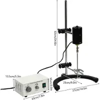 OEM Elektrischer Rührer, 0-3000 U/min Geschwindigkeit, 100W Leistung, WEISS