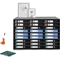OEM Literaturorganizer, 27 Fächer, 31,5*12*21,69 Zoll, Tragfähigkeit 50 kg, Aus PVC, Moderner Stil
