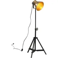 Syfax Stehleuchte 25 W Vintage-Messing 35x35x65/95 cm E27