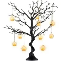 Sonstiges Künstlicher Deko Baum Wunschbaum Weihnachtsbaum Hochzeit Party 75cm Schwarz
