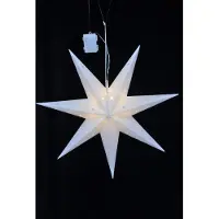 Spetebo LED Weihnachtsstern 60x21 cm - 12 warmweiße LED