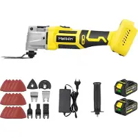 OEM Multifunktionales Oszillationswerkzeug, bürstenloser Motor, variable Geschwindigkeit, 2 Stück 15000mAh Batterie