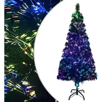 Syfax Künstlicher Weihnachtsbaum mit Ständer Grün 210 cm Glasfaser