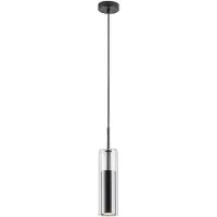 Rabalux 72047 Pendelleuchte 1 Spot Kalevi, GU10, schwarz, rund, Modern, ø80mm
