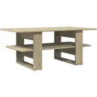 Syfax Couchtisch Sonoma-Eiche 102x55x42 cm Holzwerkstoff