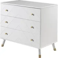 Furnlux Classic FURNLUX Kommode Billy Weiss 100cm / Hauptfarbe: Weiß / Abmessungen: 100 x 57 x 89 cm