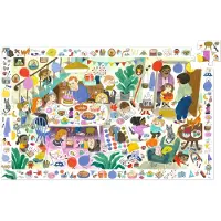 Djeco Puzzle Beobachtung Geburtstagsfeier 54 Teile