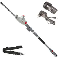 Ikra Akku Teleskop Heckenschneider IATHS 1241 | 12V | 41 cm Schnittlänge | 16 mm Schnittstärke | Arbeitshöhe bis 3,5 m | inkl. Akku & Ladegerät
