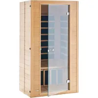 Vevor Far Infrared Wooden Sauna Room Home Spa for 1 to 2 Person 1400W