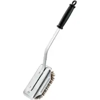 Rösle Grillbürste RÖSLE "Grillrost-Reinigungsbürste SlideX Brass", silber, B:8,5cm H:8,5cm L:47cm, Edelstahl, Messing, Polypropylen, Reinigungsbürsten, Grillbürste, Bürste austauschbar