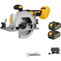 OEM Kreissäge, bürstenloser Motor, verstellbare Schnittwinkel, 2xBatterie Set