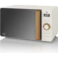 Swan Nordic Digital Mikrowelle 20L, 6 Betriebsstufen, 800W Leistung, Timer 30 mi