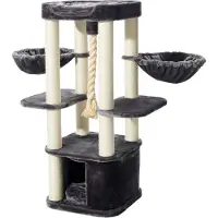 Nobby 63601-28 Kratzbaum MUGLA dunkelgrau 50 x 50 x 121 cm