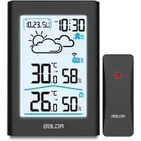Baldr Wetterstation mit Display BD-911 schwarz