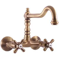 RAV Slezák Spültischarmatur MK102.5/28SM Morava Retro, Farbe Antikmessing, Größe 150 mm