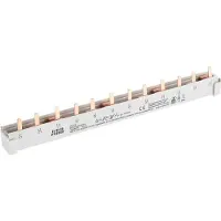 ABB PS3/12 Phasenschiene 3-phasig, 12 Pins, 12TE, 10mm2, nicht kürzbar Phasenfolge L1-L2-L3-L1-... 2CDL231001R1012