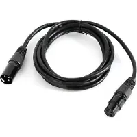 StarTech.com DMX XLR-Kabel - 3-polig Stecker auf Buchse - 2 m - 10er Pack - OFC Kupferleiter - PVC Isolierung - Für Bühnenbeleuchtung & Audio - Schwarz