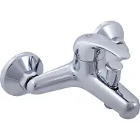 RAV SAZAVA Wand-Badewannenmischer in Chrom mit SLEZAK Handbrause