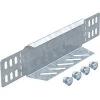 OBO 7109202 Reduzierwinkel/ Endabschluss für Kabelrinne 60x200 Stahl bandverzinkt RWEB 620 FS