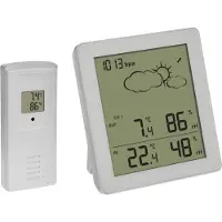 TFA-Dostmann Funk-Wetterstation Clear TFA 35.1168.02 Wettervorhersage Raumklima-Überwachung