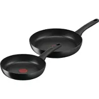 Tefal G28890, Rund, Allzweckpfanne, Schwarz, Titan, Aluminium, Thermo-Punkt