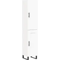 Syfax Highboard Weiß 34,5x34x180 cm Holzwerkstoff
