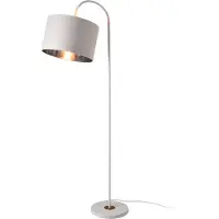 Lux.pro Stehleuchte Toledo 173cm 1xE27 Stehlampe schwenkbare Standleuchte Metall Weiß