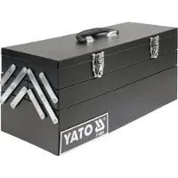 YATO YT-0885, Werkzeugkasten, Metall, Schwarz, 460 mm, 200 mm, 225 mm