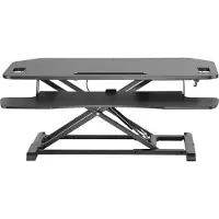 Vdd Schreibtischaufsteller Sitz-Steh-Arbeitsplatz - ergonomisch höhenverstellbarer Schreibtisch - 95 cm breit