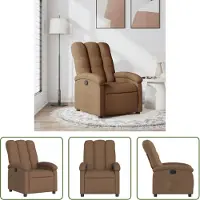 The Living Store Relaxsessel Braun Stoff