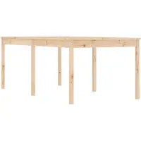 Syfax Gartentisch 203,5x100x76 cm Massivholz Kiefer