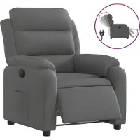 Syfax Relaxsessel Elektrisch Dunkelgrau Stoff