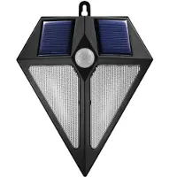 Macleans Solar LED Licht Leuchte Wandlampe Garten Terasse Balkon IP65 Schutz 3 Modi NEU